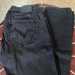 Levi’s 524 Skinny Black Jeans
